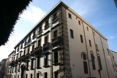 Sede Catena dell'Archivio di Stato di Palermo, prospetto su Via Vittorio Emanuele