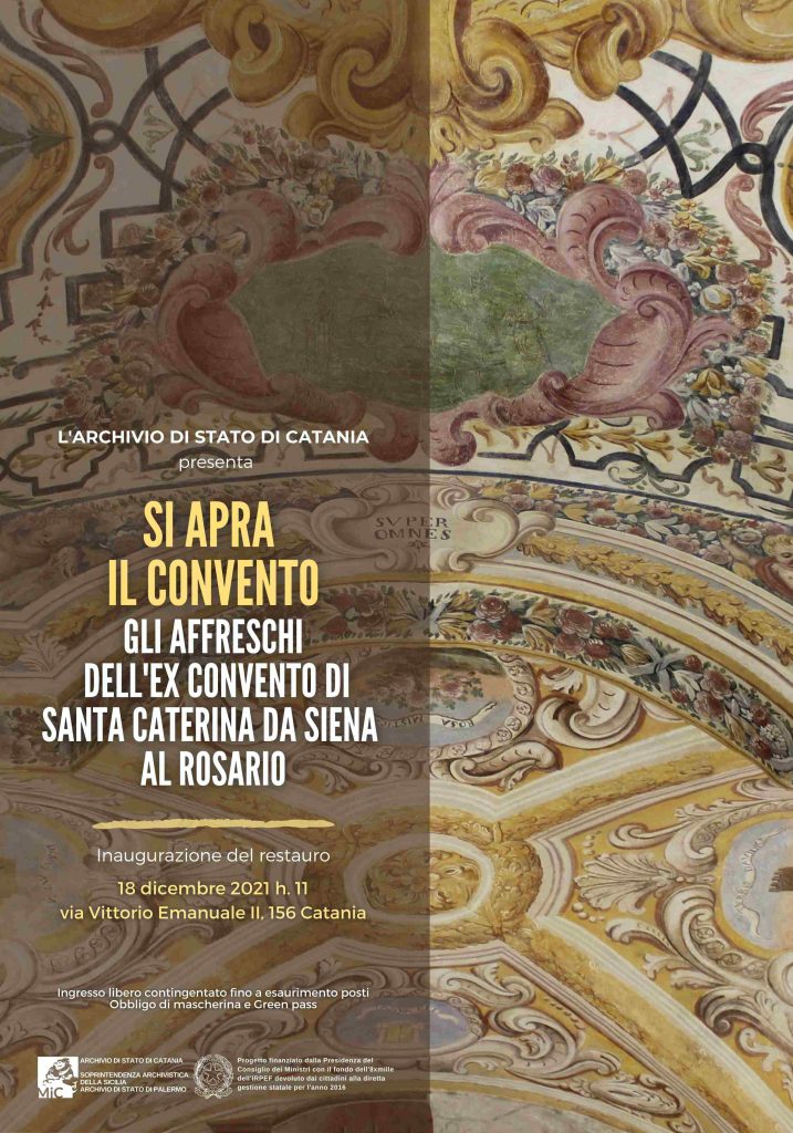 Locandina evento Archivio Catania 2021