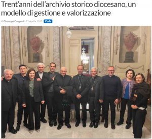 Convegno per i trent'anni dell'archivio storico diocesano