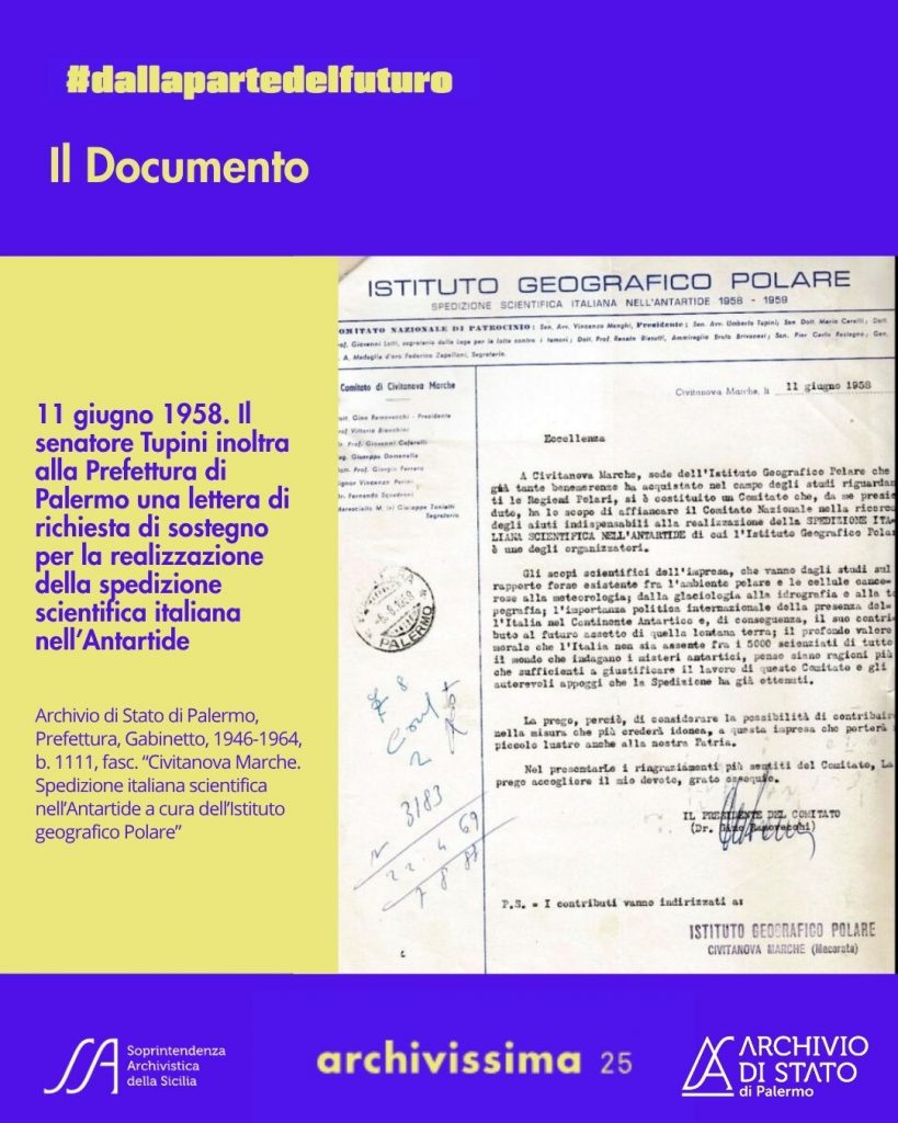 Archivissima 2025. Il Documento sulla Missione in Antartide