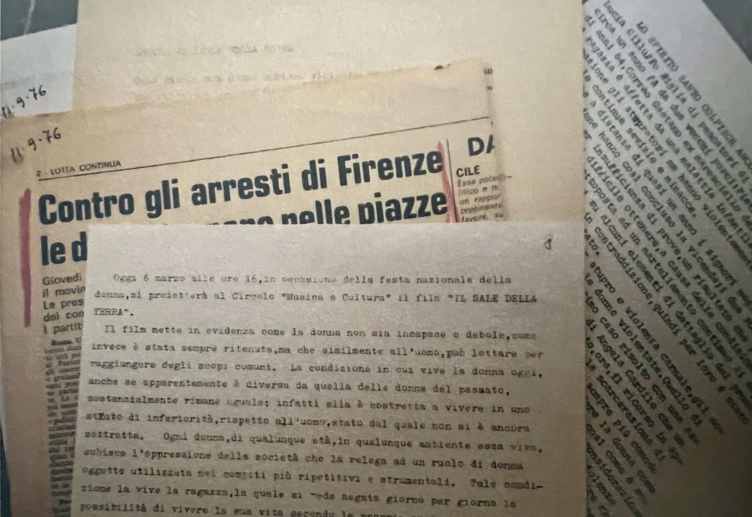 Archivio Casa Memoria Felicia e Peppino Impastato | Ph. Mara Manzella